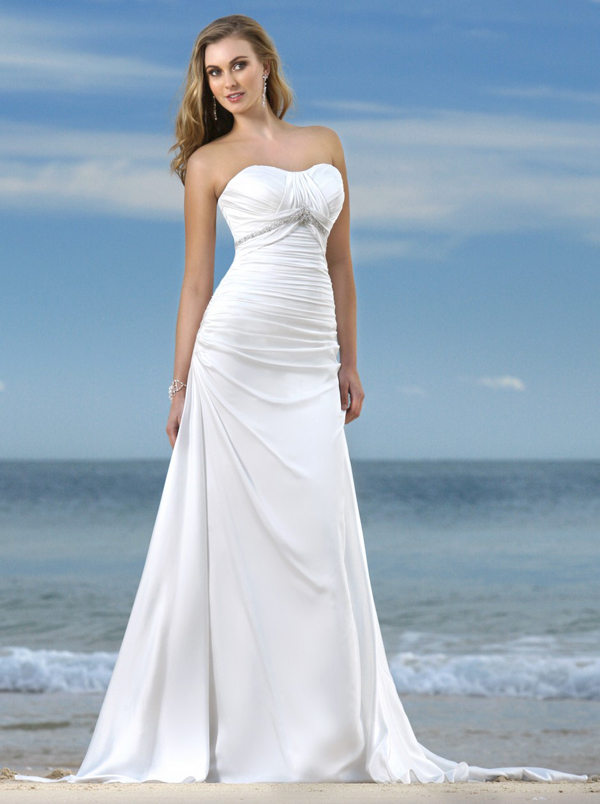 Orifashion HandmadeHandmade Beach Bridal Gown / Wedding Dress BE - Click Image to Close